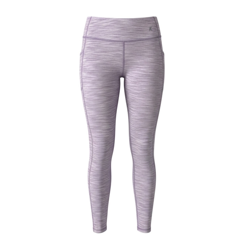 Kyodan Purple Space-Dye High-Waist Leggings